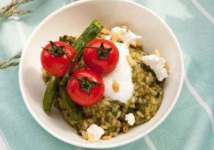 Basilicumrisotto
